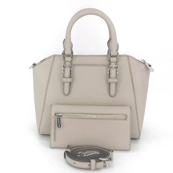 2PCS Michael Kors Ciara Medium Satchel Wallet Set - Picture 4 of 8